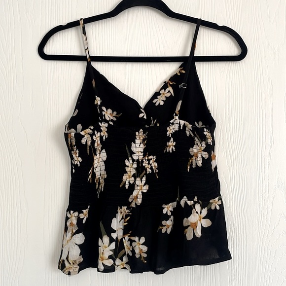 Mind Code Floral Spaghetti Strap Floral Tank Top Size L Juniors - Picture 2 of 4